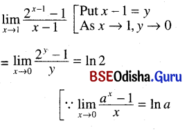 CHSE Odisha Class 11 Math Solutions Chapter 14 Limit and Differentiation Ex 14(c) 45