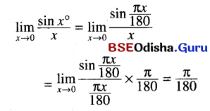 CHSE Odisha Class 11 Math Solutions Chapter 14 Limit and Differentiation Ex 14(c) 5