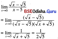 CHSE Odisha Class 11 Math Solutions Chapter 14 Limit and Differentiation Ex 14(c) 52