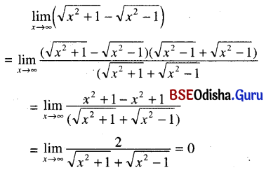 CHSE Odisha Class 11 Math Solutions Chapter 14 Limit and Differentiation Ex 14(c) 60