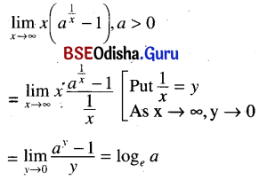CHSE Odisha Class 11 Math Solutions Chapter 14 Limit and Differentiation Ex 14(c) 65