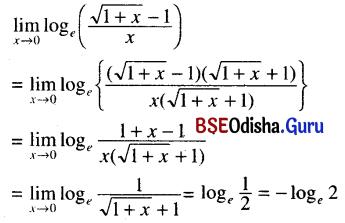 CHSE Odisha Class 11 Math Solutions Chapter 14 Limit and Differentiation Ex 14(c) 68