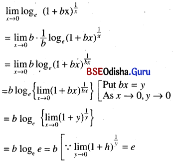 CHSE Odisha Class 11 Math Solutions Chapter 14 Limit and Differentiation Ex 14(c) 71