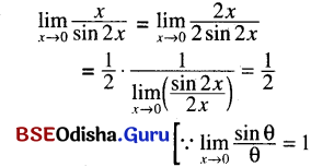 CHSE Odisha Class 11 Math Solutions Chapter 14 Limit and Differentiation Ex 14(c)
