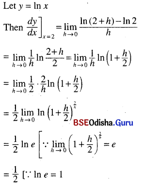 CHSE Odisha Class 11 Math Solutions Chapter 14 Limit and Differentiation Ex 14(d) 17