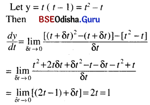 CHSE Odisha Class 11 Math Solutions Chapter 14 Limit and Differentiation Ex 14(d) 7