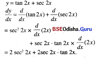 CHSE Odisha Class 11 Math Solutions Chapter 14 Limit and Differentiation Ex 14(f) 1