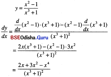 CHSE Odisha Class 11 Math Solutions Chapter 14 Limit and Differentiation Ex 14(f) 10