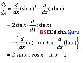 CHSE Odisha Class 11 Math Solutions Chapter 14 Limit and Differentiation Ex 14(f) 15