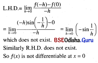 CHSE Odisha Class 11 Math Solutions Chapter 14 Limit and Differentiation Ex 14(f) 20