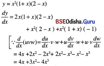 CHSE Odisha Class 11 Math Solutions Chapter 14 Limit and Differentiation Ex 14(f) 6