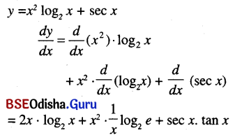 CHSE Odisha Class 11 Math Solutions Chapter 14 Limit and Differentiation Ex 14(f) 9