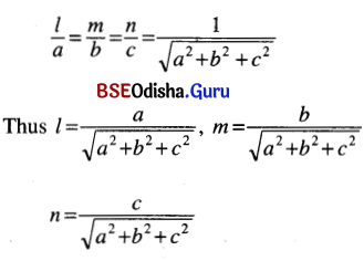CHSE Odisha Class 12 Math Notes Chapter 13 Three Dimensional Geometry 3