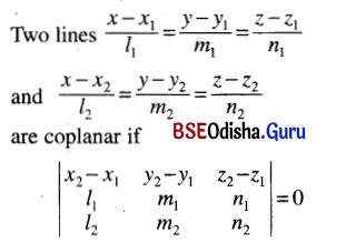 CHSE Odisha Class 12 Math Notes Chapter 13 Three Dimensional Geometry 5