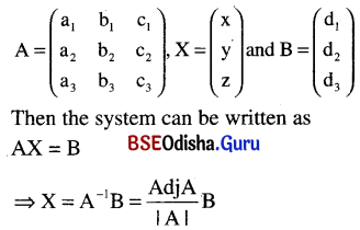 CHSE Odisha Class 12 Math Notes Chapter 4 Matrices 2