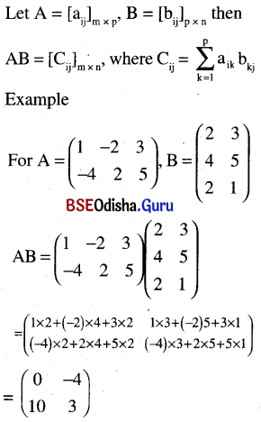 CHSE Odisha Class 12 Math Notes Chapter 4 Matrices 4