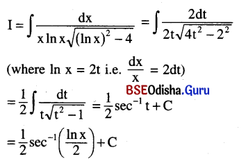 CHSE Odisha Class 12 Math Solutions Chapter 11 Differential Equations Additional Exercise Q.13