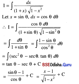 CHSE Odisha Class 12 Math Solutions Chapter 11 Differential Equations Additional Exercise Q(3)