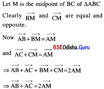 CHSE Odisha Class 12 Math Solutions Chapter 12 Vectors Additional Exercise Q.4