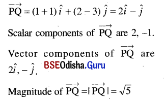 CHSE Odisha Class 12 Math Solutions Chapter 12 Vectors Ex 12(a) Q.12(1)