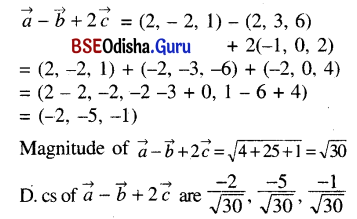 CHSE Odisha Class 12 Math Solutions Chapter 12 Vectors Ex 12(a) Q.14