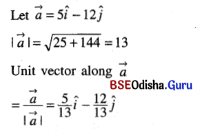 CHSE Odisha Class 12 Math Solutions Chapter 12 Vectors Ex 12(a) Q.15(1)