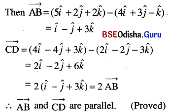 CHSE Odisha Class 12 Math Solutions Chapter 12 Vectors Ex 12(a) Q.19