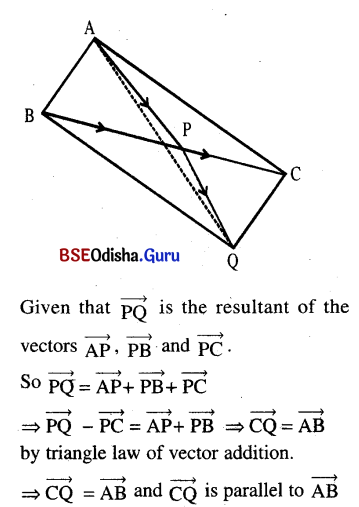 CHSE Odisha Class 12 Math Solutions Chapter 12 Vectors Ex 12(a) Q.22(5)