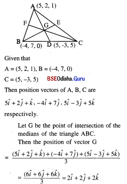 CHSE Odisha Class 12 Math Solutions Chapter 12 Vectors Ex 12(a) Q.8