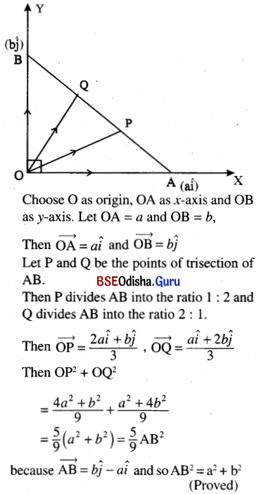 CHSE Odisha Class 12 Math Solutions Chapter 12 Vectors Ex 12(b) Q.10(7)