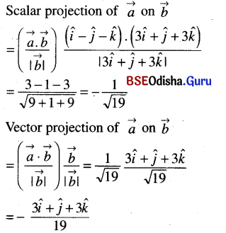 CHSE Odisha Class 12 Math Solutions Chapter 12 Vectors Ex 12(b) Q.5(3)