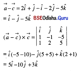 CHSE Odisha Class 12 Math Solutions Chapter 12 Vectors Ex 12(c) Q.2(4)