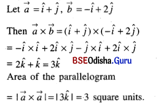 CHSE Odisha Class 12 Math Solutions Chapter 12 Vectors Ex 12(c) Q.4(2)