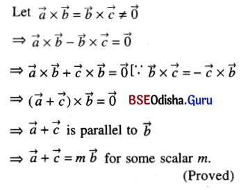 CHSE Odisha Class 12 Math Solutions Chapter 12 Vectors Ex 12(c) Q.8
