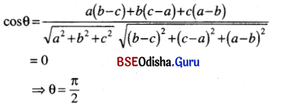 CHSE Odisha Class 12 Math Solutions Chapter 13 Three Dimensional Geometry Additional Exercise Q.10