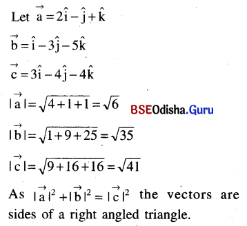 CHSE Odisha Class 12 Math Solutions Chapter 13 Three Dimensional Geometry Additional Exercise Q(5)