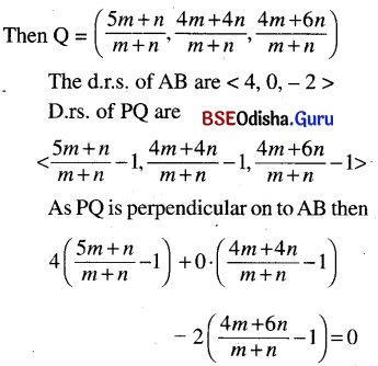 CHSE Odisha Class 12 Math Solutions Chapter 13 Three Dimensional Geometry Ex 13(a) Q.4(1.1)