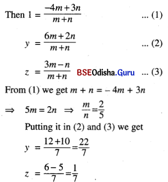 CHSE Odisha Class 12 Math Solutions Chapter 13 Three Dimensional Geometry Ex 13(a) Q.4(3)