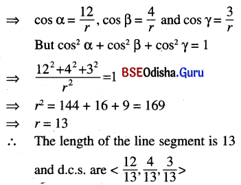 CHSE Odisha Class 12 Math Solutions Chapter 13 Three Dimensional Geometry Ex 13(a) Q.5(3)