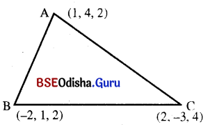 CHSE Odisha Class 12 Math Solutions Chapter 13 Three Dimensional Geometry Ex 13(a) Q.6(1)