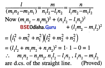 CHSE Odisha Class 12 Math Solutions Chapter 13 Three Dimensional Geometry Ex 13(a) Q.8