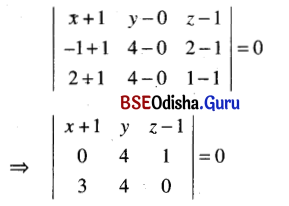 CHSE Odisha Class 12 Math Solutions Chapter 13 Three Dimensional Geometry Ex 13(b) Q.3(3)