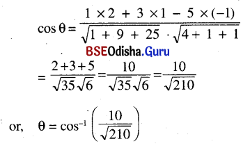 CHSE Odisha Class 12 Math Solutions Chapter 13 Three Dimensional Geometry Ex 13(b) Q.8.1
