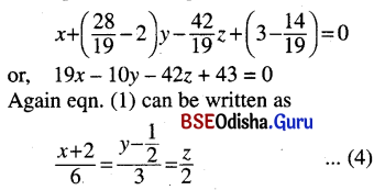 CHSE Odisha Class 12 Math Solutions Chapter 13 Three Dimensional Geometry Ex 13(c) Q.24