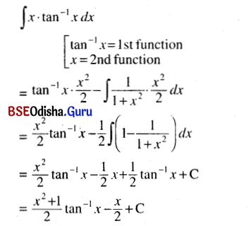 CHSE Odisha Class 12 Math Solutions Chapter 9 Integration Ex 9(e) Q.4(4)