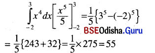 CHSE Odisha Class 12 Math Solutions Chapter 9 Integration Ex 9(j) Q.1(1)
