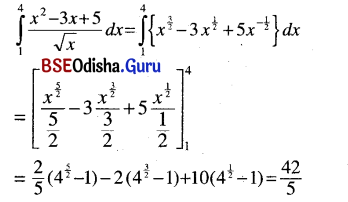 CHSE Odisha Class 12 Math Solutions Chapter 9 Integration Ex 9(j) Q.1(9)