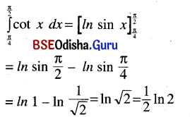 CHSE Odisha Class 12 Math Solutions Chapter 9 Integration Ex 9(j) Q.2(7)