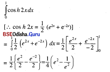CHSE Odisha Class 12 Math Solutions Chapter 9 Integration Ex 9(j) Q.3(3)