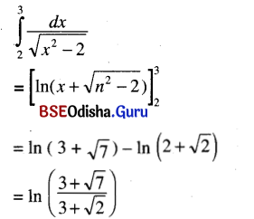 CHSE Odisha Class 12 Math Solutions Chapter 9 Integration Ex 9(j) Q.5(3)